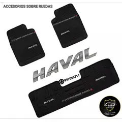 GENERICO - Pisos HAVAL para Autos y Camionetas 3 piezas