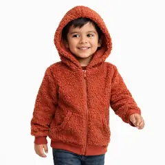 TIFANTI - Casaca de peluche Unisex para niño o niña