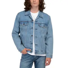 LEVIS - Casaca Hombre Cuello en Punta Azul Claro