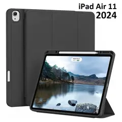 GENERICO - Funda Smart para iPad Air 11 M2 2024 A2902 A2903 A2904 Case Porta Pencil