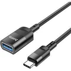 HOCO - Cable Tipo C a USB - adaptador Macho Hembra 120Cm -