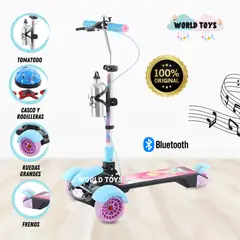 KING - Scooter Musical «LUCA» con Tomatodo PINK