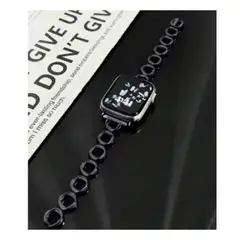 GENERICO - Correa Para Applewatch Y Watch Rings Steel 42-44-45-49mm Negro