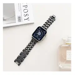 GENERICO - Correa Para Applewatch Y Watch Heart steel 42-44-45-49mm Negro