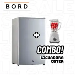 BORD - FRIGOBAR 93 L SILVER - MI120S-M + LICUADORA OSTER BLANCA