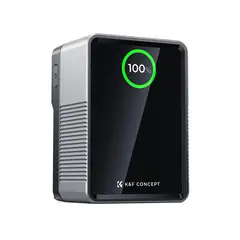 K&F CONCEPT - Batería V Mount 6700mAh 99Wh con carga rápida KF280024V1