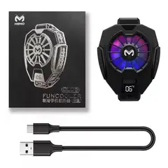 MEMO - Cooler Radiador para Celular Ventilador y Dedales DL05