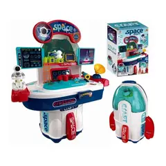 GENERICO - Juego Didáctico Cohete Espacial Maleta Con Accesorios