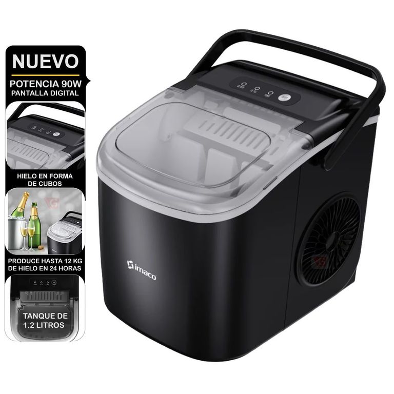 Máquina para hacer Hielo IMK1209 Negro