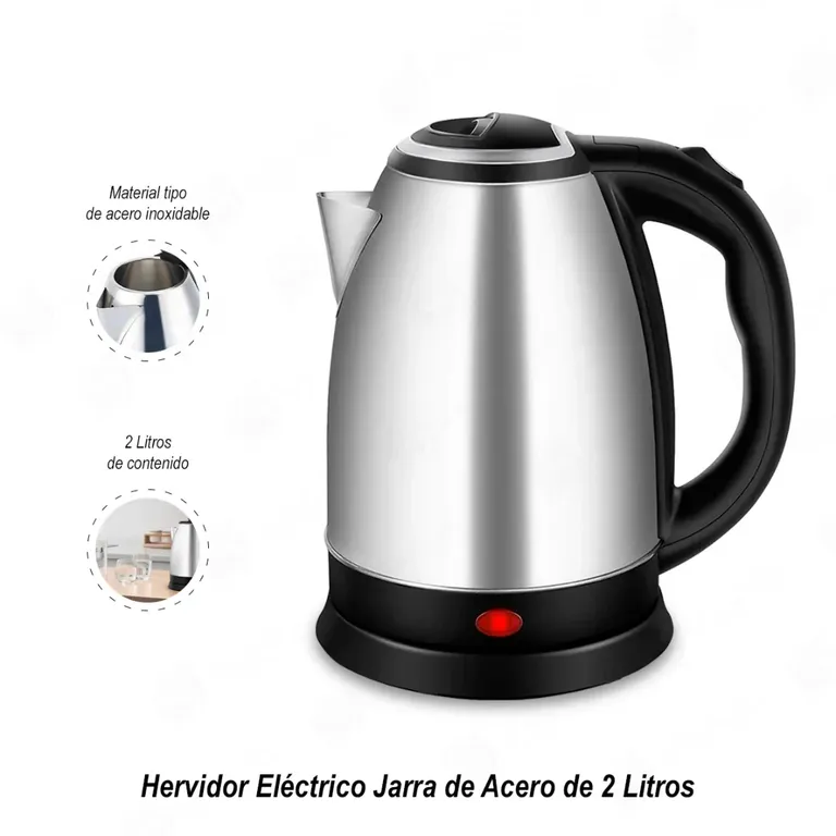 Hervidor de Agua Eléctrico 2 litros