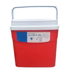 GENERICO - Cooler De Playa 35 Litros Grande En Rojo