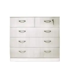 MUEBLES MACRUMO - Cómoda 5 Cajones Ibiza con cajón con seguro - Armado