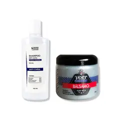 IMPORTADO MC - SHAMPOO ANTICAIDA SIN SAL 250ML + ACONDICIONADOR BÁLSAMO VOSS 250GR