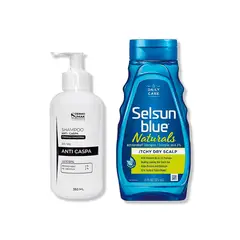 IMPORTADO MC - SHAMPOO ANTICASPA SIN SAL 350ML + SHAMPOO ANTICASPA A SALICILICO 3%