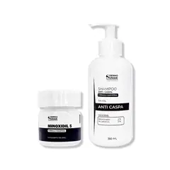 IMPORTADO MC - MINOXIDIL 5MG CAPS 60 + SHAMPOO SIN SAL ANTICASPA 350ML