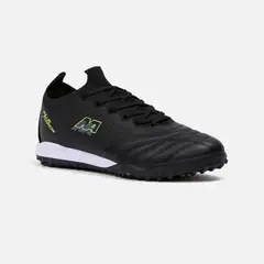 NEW ATHLETIC - Zapatillas Football Arrow92 Negro Con Verde Limón Juvenil