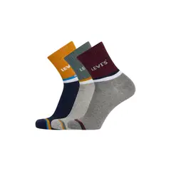 LEVIS - Medias Hombre Short Cut 3 Pack Multicolor