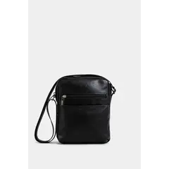 VELEZ - Vélez Manos Libres Jalisco Cuero Para Hombre Grabada Negro