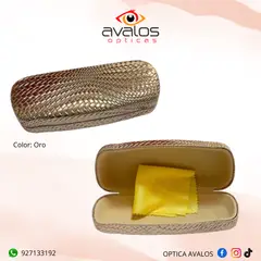 GENERICO - ESTUCHE COFRE TEJIDO PARA LENTES