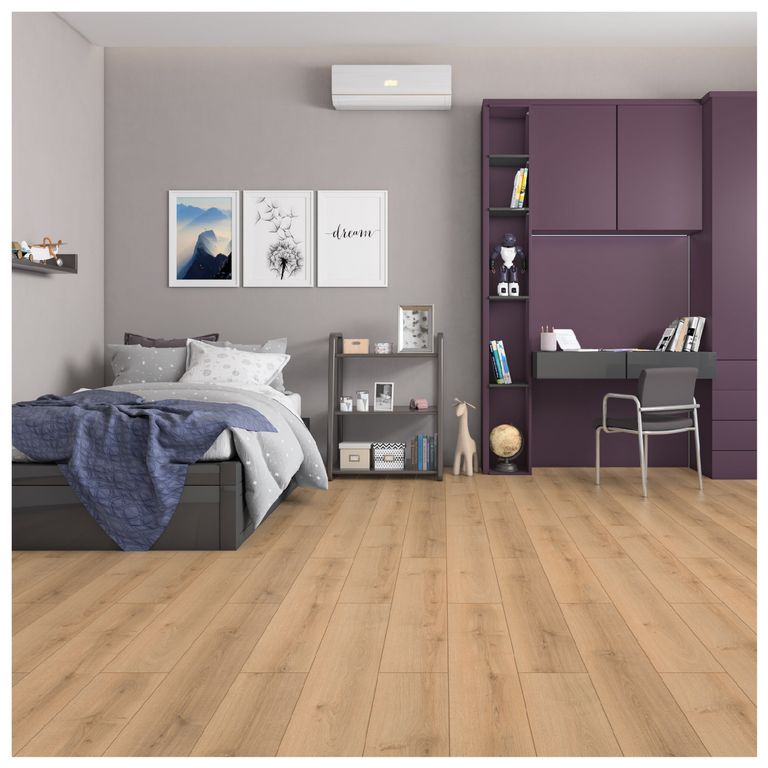 Piso Laminado Sahra Mese 8mm AC3 Biselado Caja 2.499 m2