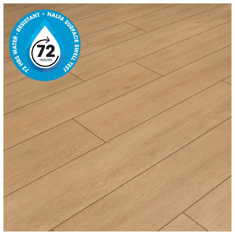 Piso Laminado Hidrófugo Lark 8mm AC5 Biselado Caja 1.899 m2
