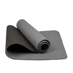 SPORT FITNESS - Mat Yoga Eco Friendly Reversible ligas - Plomo