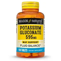 MASON NATURAL - Gluconato de Potasio 595 MG (100TAB)