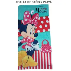 DISNEY - TOALLA DE BAÑO 100 % ALGODÓN
