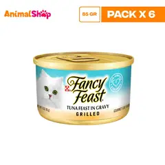FANCY FEAST - Comida Humeda Gato Flaked De Trucha 85 Gr 6 Un