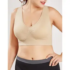 ZIMRAHYG - Brasier Deportivo Lenceria Sin Varillas Bralette Talla Grande