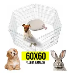 GENERICO - Corral Reja Para Mascotas Pequeñas 60 cm Perro Cerco Jaula
