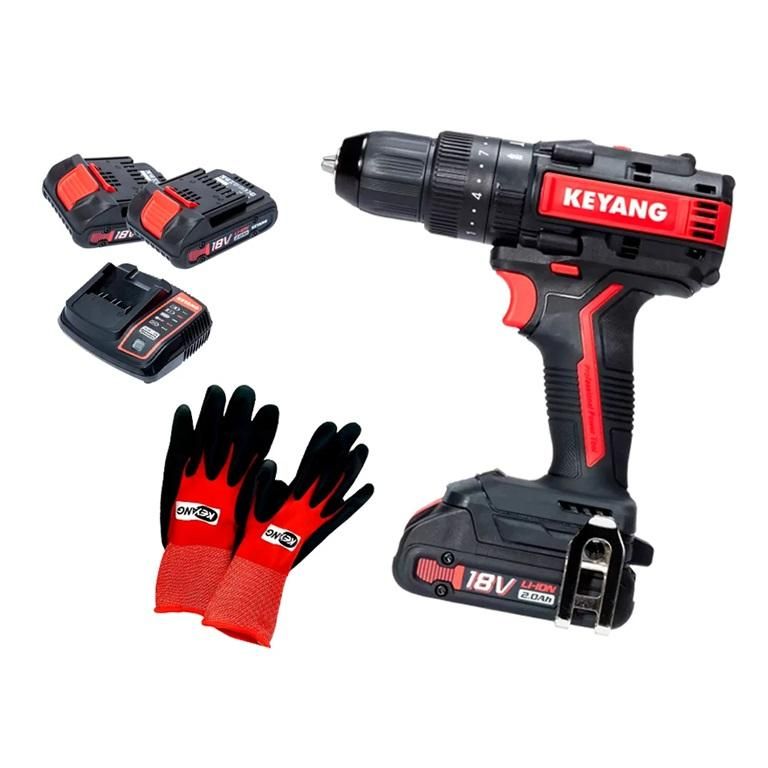 TALADRO ATORNILLADOR 1/2" (13mm) 18V /1800rpm DD18BL-W - KEYHE500001