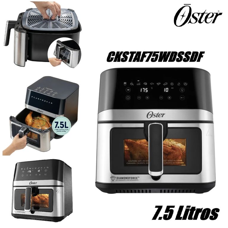Freidora De Aire Digital Diamond Force 7-5 Litros CKSTAF75WDSSDF