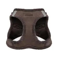 VOYAGER - ARNÉS TIPO CHALECO XS PARA PERROS GAMUZA CHOCOLATE