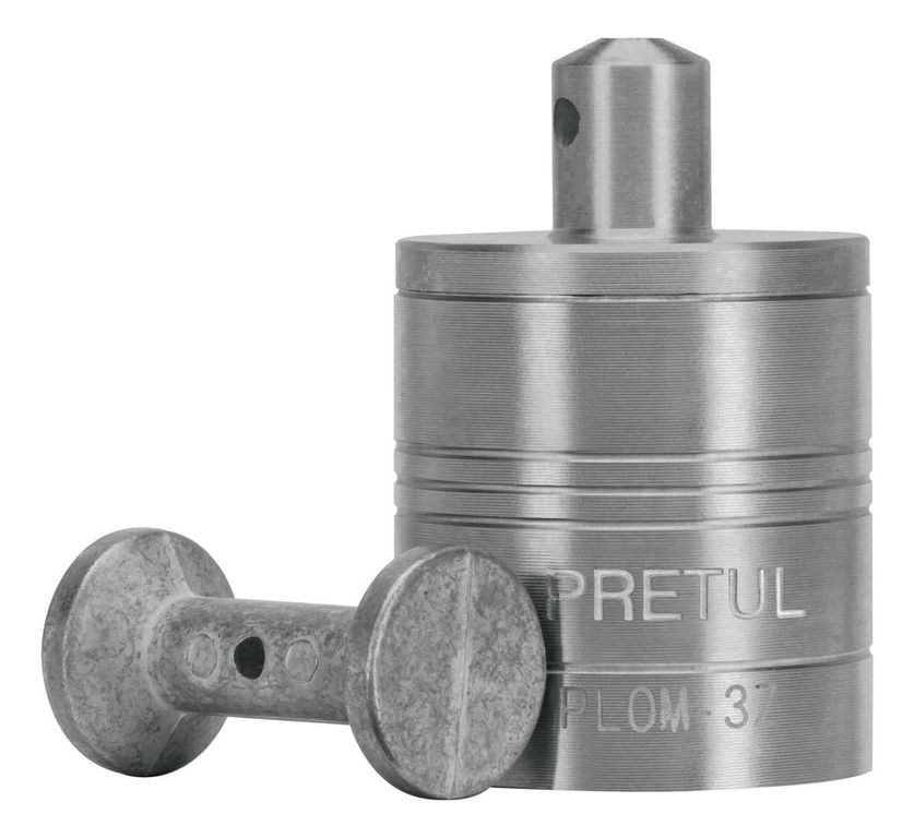 Plomada metalica con centro 340 gramos (12oz)