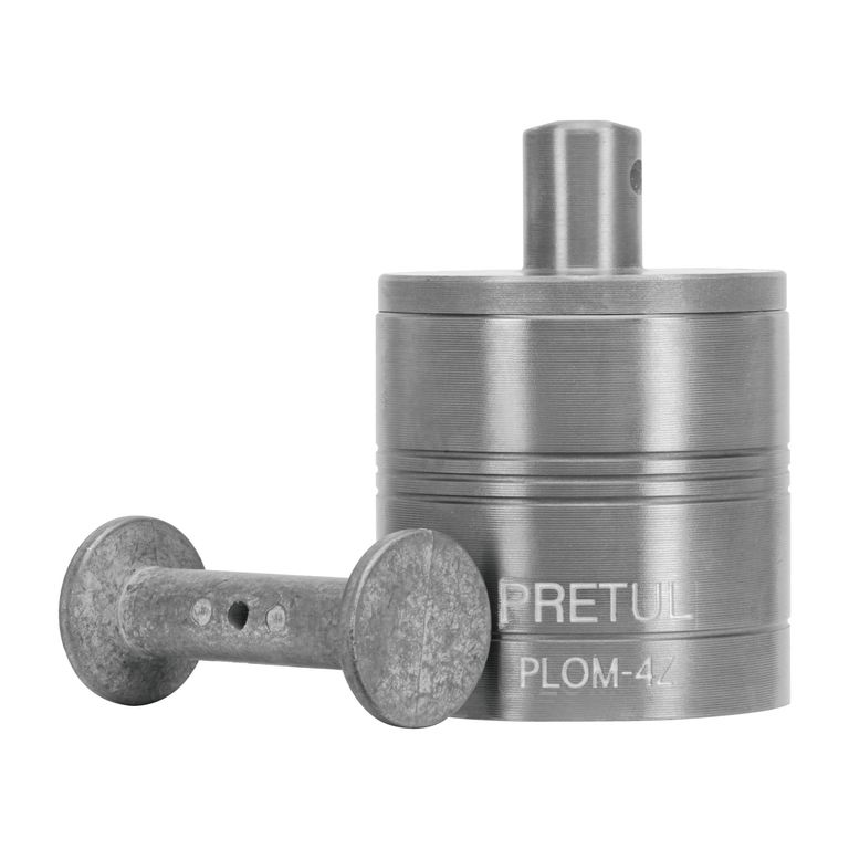 Plomada metalica con centro 675 gramos (24oz)