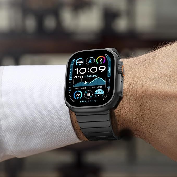 Correa De Acero Slim Apple Watch Ultra 42mm - Negro