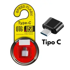 GENERICO - Adaptador Otg Tipo C A Usb Para Celulares Y Otros