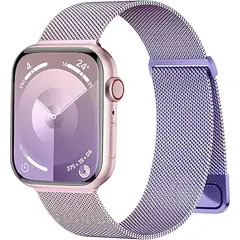 GENERICO - Correa Milanese para Apple Watch 49mm - Lila