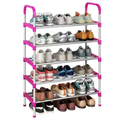 GENERICO - Organizador Rosado Estante Zapatero 5 Niveles