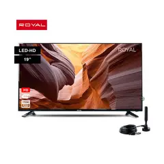 ROYAL - Combo Televisor 19 LED HD RY-LE1937D + Antena HD