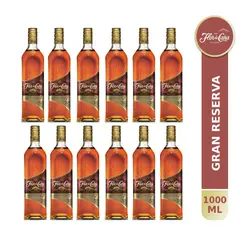 FLOR DE CAÑA - Ron 7 años 1 LT - 12 UND