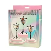 GENERICO - ARO DE LUZ LED SOPORTE TRÍPODE Y ADAPTADOR DE CELULAR CON CONTROL