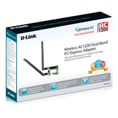 D LINK - D-LINK DWA-582 Tarjeta Wireless Adaptador WiFi AC1200 Dual-Band