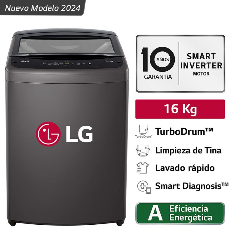 Lavadora 16 Kg Carga Superior Inverter WT16BVTB 2024