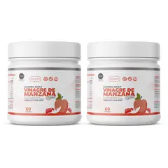 NIBRAY - Vinagre de Manzana con Inulina Vitamina B12 Pack 2 Frascos