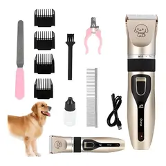 GENERICO - CORTA PELO MASCOTA PERRO GATO KIT PROFESIONAL COMPLETO