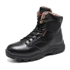 BLWOENS - Zapatos de trekking de invierno para hombres Zapatillas - Negro