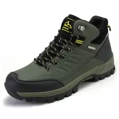 BLWOENS - Zapatos de trekking de invierno para hombres Zapatillas - Verde