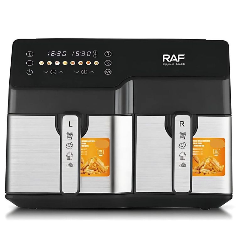 Freidora de Aire de Doble Olla Multifuncional 2500W